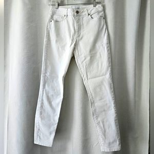 LOFT curvy high waist skinny ankle jeans